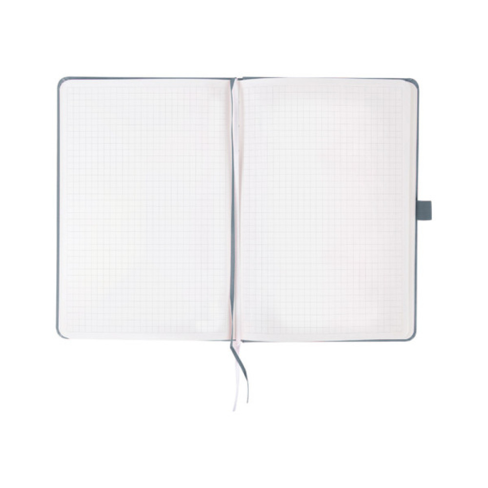 Книга записна Axent Partner Prime 145x210 мм 96 аркушів, клітинка сіра (8305-62-A)