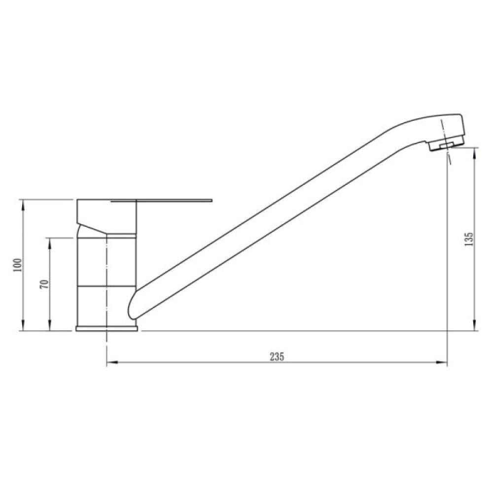 Змішувач GH 30.47.158 DENNIS (126685)