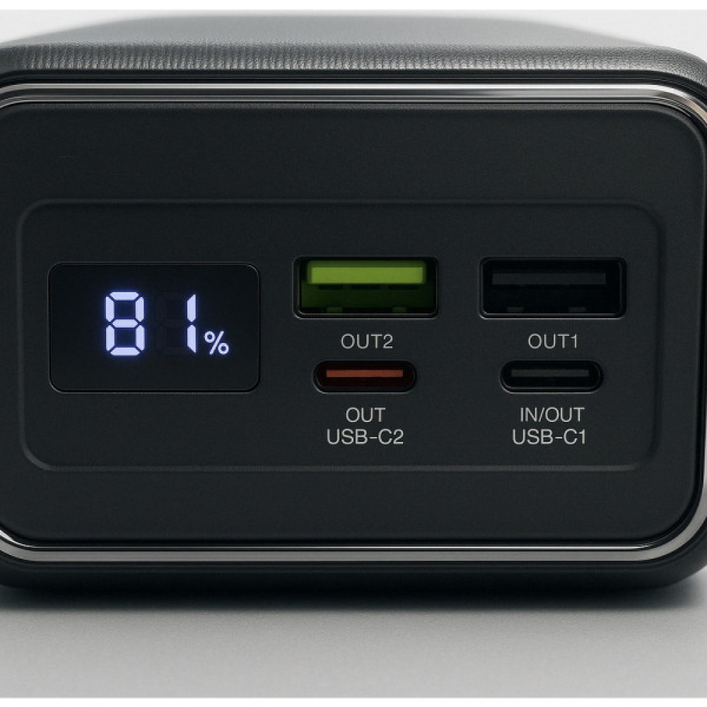 Батарея універсальна GEAR 40000mAh, PD/22.5W, black (SPO4)