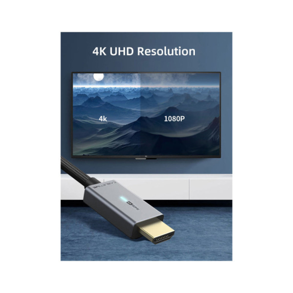 Кабель мультимедійний DisplayPort M to HDMI M 3.0m 4K60Hz Cabletime (CA915330)