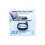 Дата кабель USB 3.2 AM/AF 0.5m 10Gbps PVC black Vention (CBOBD)