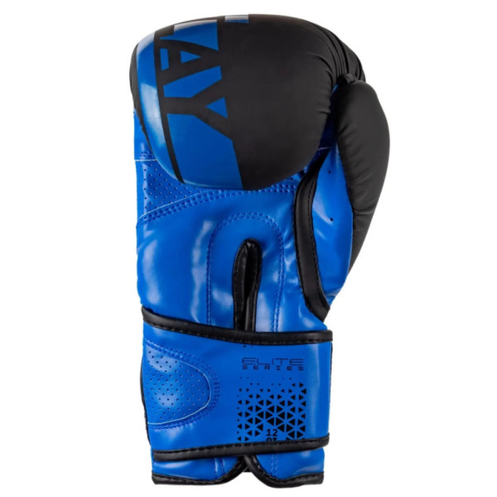Боксерські рукавички PowerPlay 3086 Matt Challenger Чорно-Сині 10 унцій (PP_3086_10oz_Bl/Navy)