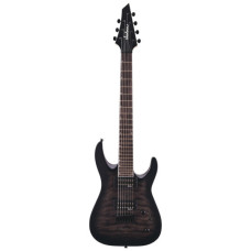 Електрогітара Jackson Guitars JS22Q-7 DKA Dinky Arch TOP HT Transparent Black Burst (231252)