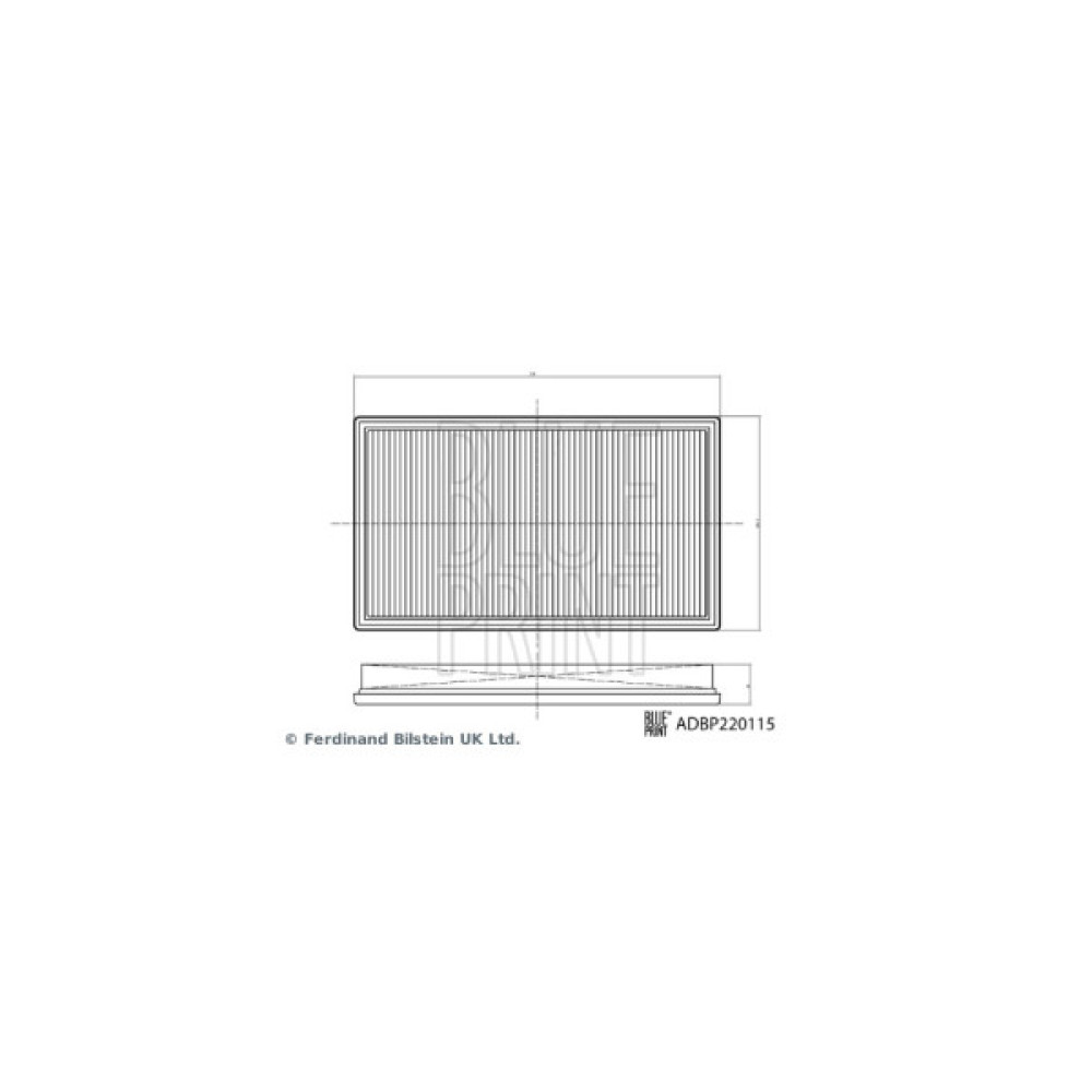 Повітряний фільтр для автомобіля Blue Print ADBP220115