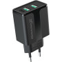 Зарядний пристрій Grand-X CH-15T 5V 2.1A 2USB Black + cable USB -> Type-C (CH-15T) Зарядний пристрій Grand-X CH-15T 5V 2.1A 2USB Black + cable USB -> Type-C (CH-15T)