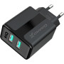 Зарядний пристрій Grand-X CH-15T 5V 2.1A 2USB Black + cable USB -> Type-C (CH-15T) Зарядний пристрій Grand-X CH-15T 5V 2.1A 2USB Black + cable USB -> Type-C (CH-15T)