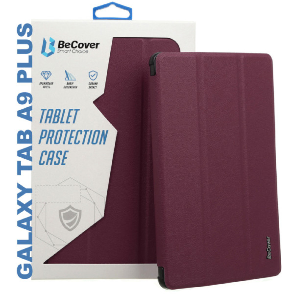 Чохол до планшета BeCover Smart Case Samsung Tab A9 Plus SM-X210/SM-X215/SM-X216 11.0" Red Wine (710311) Чохол до планшета BeCover Smart Case Samsung Tab A9 Plus SM-X210/SM-X215/SM-X216 11.0" Red Wine (710311)