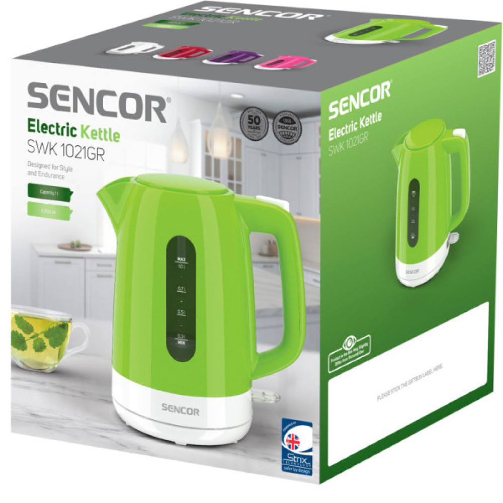 Електрочайник Sencor SWK 1021GR (SWK1021GR) Електрочайник Sencor SWK 1021GR (SWK1021GR)