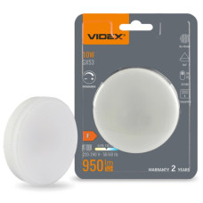 Лампочка Videx LED GX53D 10W 4100K 220V димерна (VL-GX53D-10534)