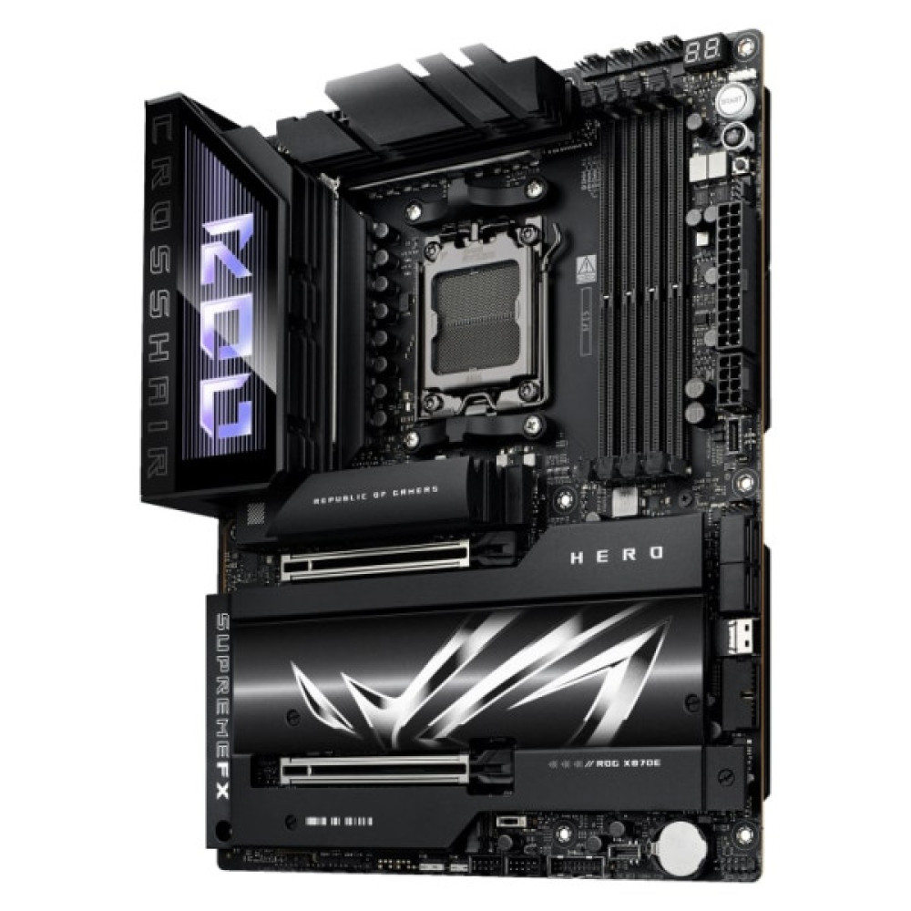 Материнcька плата ASUS ROG CROSSHAIR X870E HERO sAM5 X870E 4xDDR5 M.2 HDMI Wi-Fi BT ATX