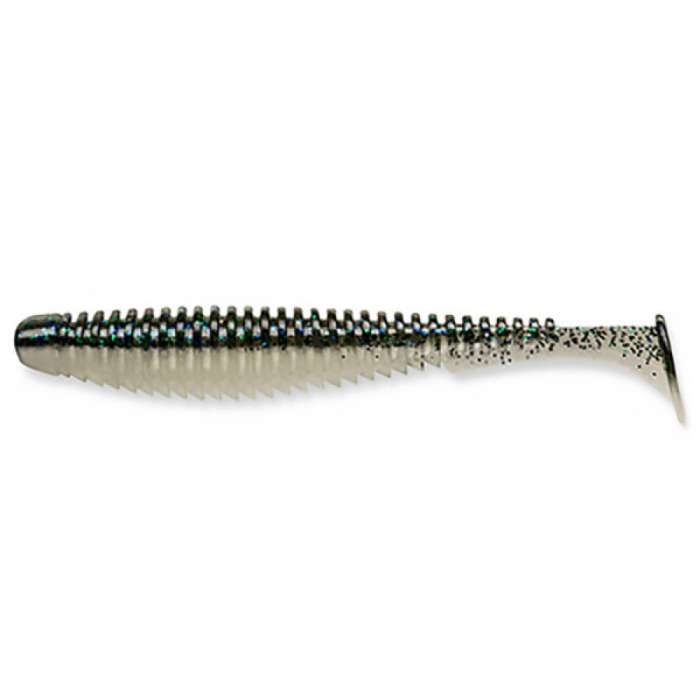 Силікон рибальський FishUP U-Shad 3" 201 - Bluegill/Pearl (9шт/уп) (1864.15.12)