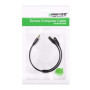 Кабель мультимедійний 3.5mm M to 2x3.5mm F black Ugreen (UGR-30620)