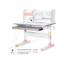 Парта Mealux Edmonton Multicolor Pink з полицею (BD-610 W/МС + PN с полкой) Парта Mealux Edmonton Multicolor Pink з полицею (BD-610 W/МС + PN с полкой)