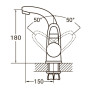 Змішувач AQUATICA HL-1A230C Змішувач AQUATICA HL-1A230C