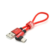 Дата кабель USB 2.0 AM to USB-C 0.2m 2.4A red VEGGIEG (YT-UT-20R) Дата кабель USB 2.0 AM to USB-C 0.2m 2.4A red VEGGIEG (YT-UT-20R)