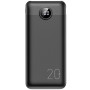 Батарея універсальна VEGER 20000mAh L20S 20W PD QC LCD black (6970453555362)