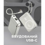 Батарея універсальна Sigma X-power SI10A8QL-MAG silver 10000mAh, Magnetic wireless 15W, charge iWatch, PD+QC, 22,5W max (4827798161012)