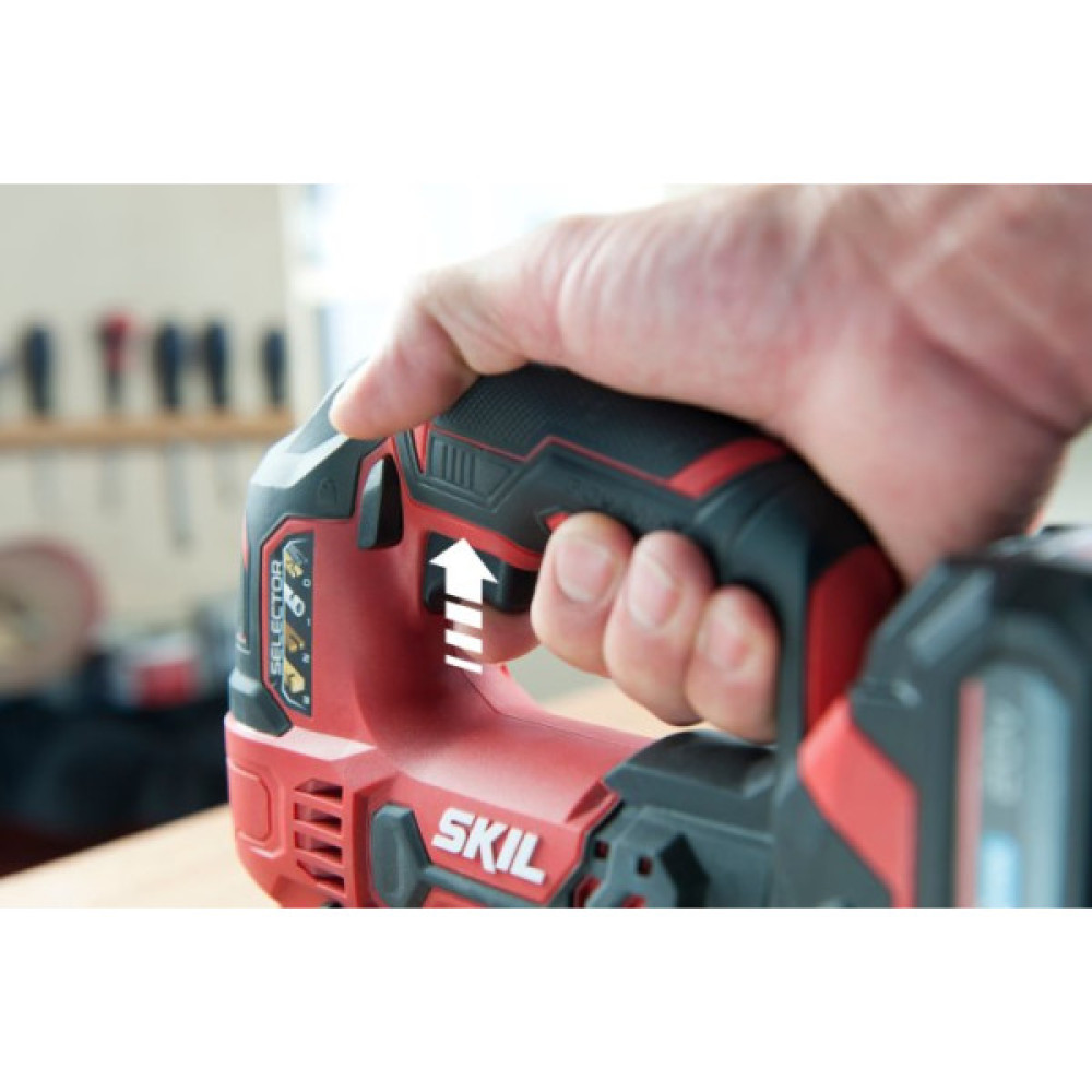 Лобзик акумуляторний SKIL 3420 CA 20В 2800об/хв хід 23мм 1.8кг без АКБ та ЗП