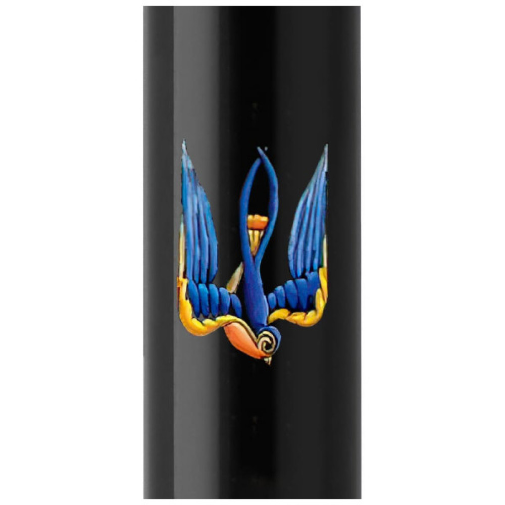 Ручка кулькова Parker IM 17 UKRAINE Black GT BP Тризуб-Ластівка + блокнот Parker + подар.упаковка GIFT24 (22032b24_T1230u)