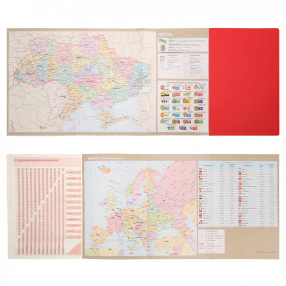 Тижневик Leo planner А5 датований 2026 "City", твердий, червоний, 368 сторінок (252666)