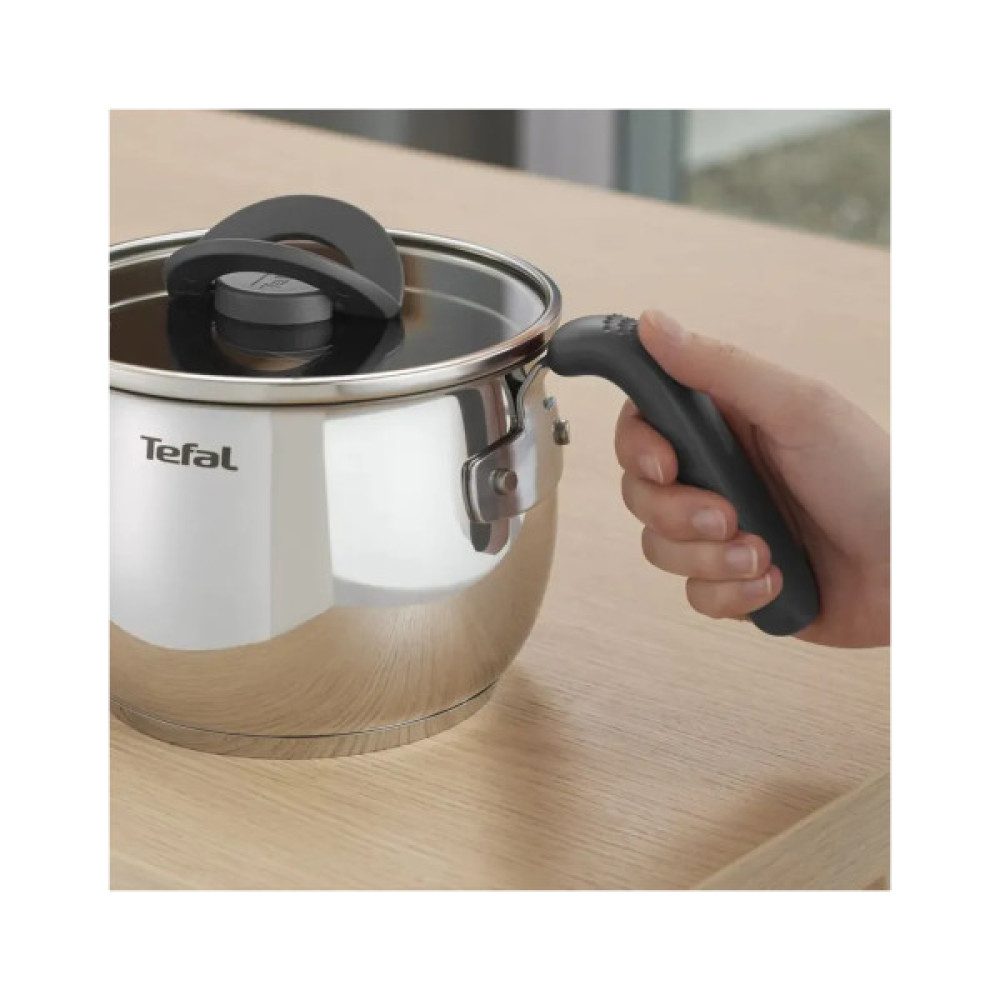 Каструля Tefal Opti Space,2.5л, (мультикаструля) нержавіюча сталь, бакеліт (G7371795)