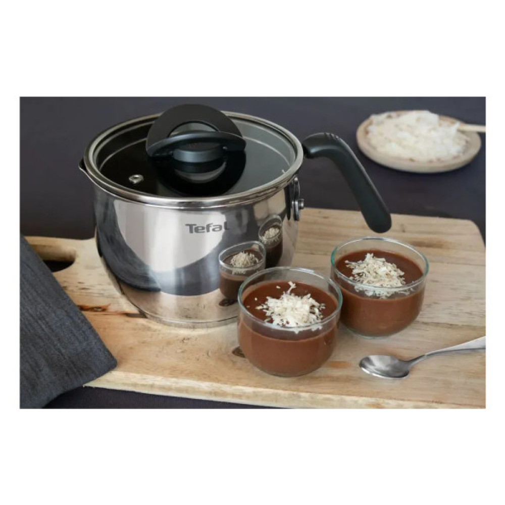 Каструля Tefal Opti Space,2.5л, (мультикаструля) нержавіюча сталь, бакеліт (G7371795)