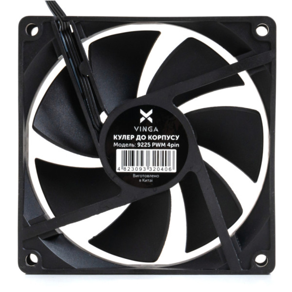 Кулер до корпусу Vinga 9225 PWM 4pin