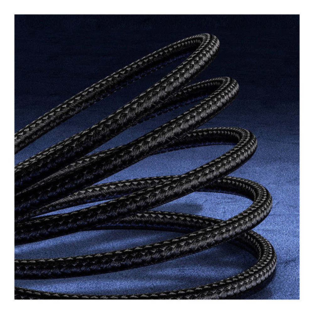 Дата кабель USB 3.1 AM to USB-C 0.25m 6.0A 66W Cafule Series Metal Black Baseus (CAKF000001)