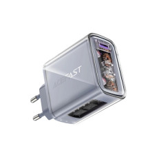 Зарядний пристрій Acefast 3xUSB 65W (2xUSB-C+USB-A) Gan A45 Fast Charger Mountain mist (6974316282099)