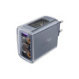Зарядний пристрій Acefast 3xUSB 65W (2xUSB-C+USB-A) Gan A45 Fast Charger Mountain mist (6974316282099)