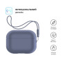 Чохол для навушників Armorstandart Silicone Case with straps для Apple Airpods Pro 2 Dark Purple (ARM68611) Чохол для навушників Armorstandart Silicone Case with straps для Apple Airpods Pro 2 Dark Purple (ARM68611)