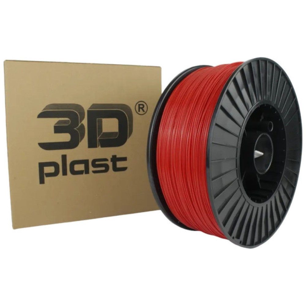 Пластик для 3D-принтера 3Dplast PLA 1.75мм, 3кг, red (3DPLA1753RED)