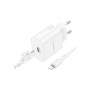 Зарядний пристрій BOROFONE BA82A Platinum USB-C PD25W + cable USB-C to Lightning White (6941991112263) Зарядний пристрій BOROFONE BA82A Platinum USB-C PD25W + cable USB-C to Lightning White (6941991112263)