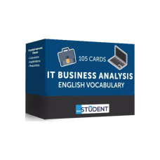 Навчальний набір English Student Картки для вивчення англійської мови IT Business Analysis, українська (591225981)