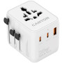Зарядний пристрій Canyon OnTour 20 2xUCB-C + USB-A EU/UK/US/AUS 20W White (CNS-TA20W1005W)
