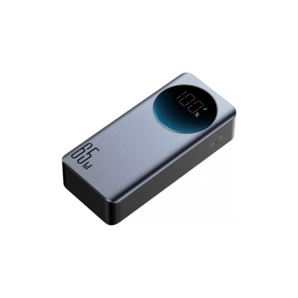 Батарея універсальна JOYROOM 30000mAh 65W PD, QC/3.0, USB-A, 2xUSB-C In/Out, Black (JR-PBF05)