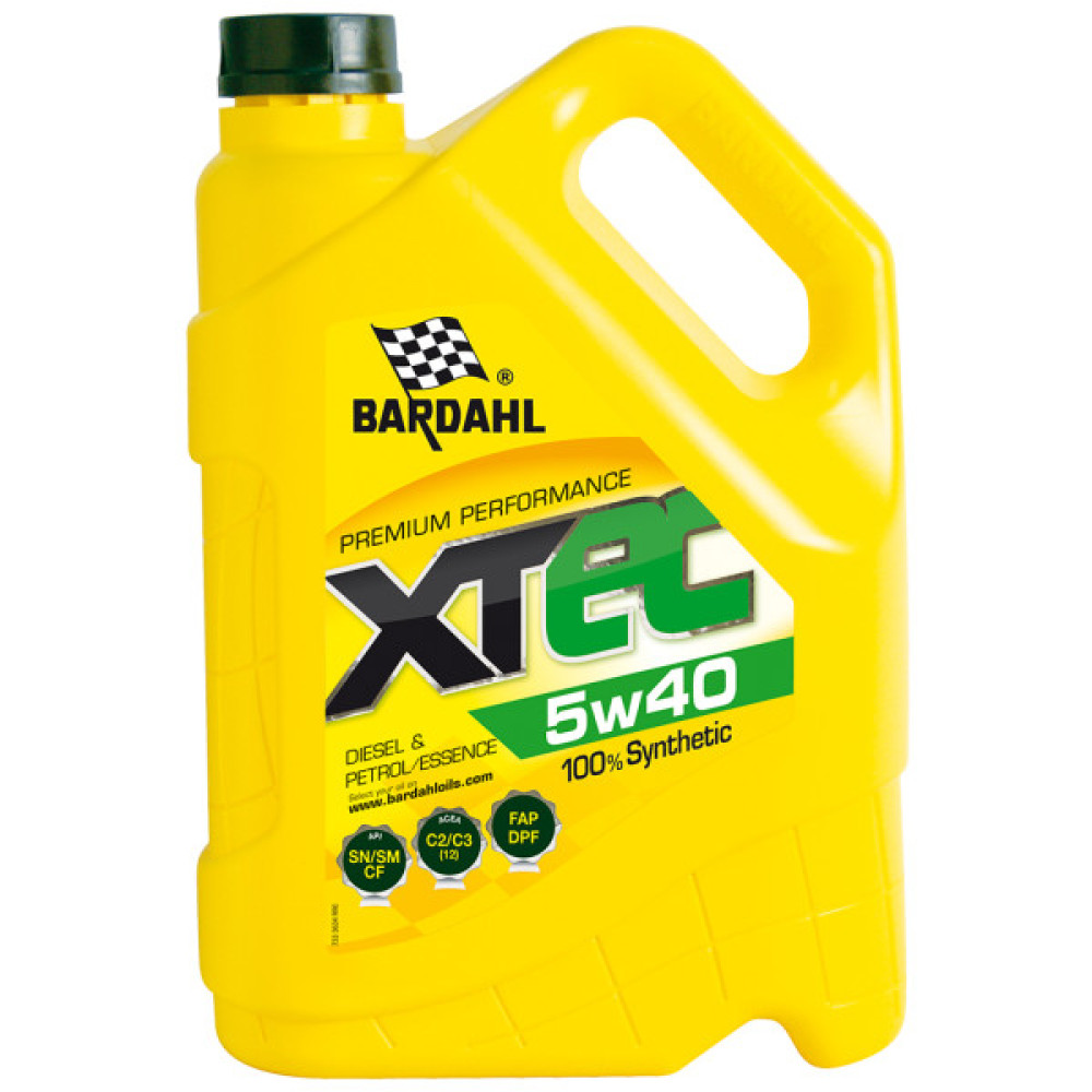 Моторна олива BARDAHL XTEC 5W40 5л (36343)