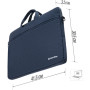 Сумка для ноутбука ColorWay 15.6" Casual Navy (CW-LBC156-NV)
