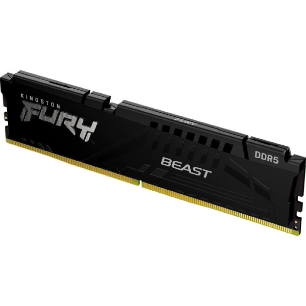 Модуль пам'яті для комп'ютера DDR5 8GB 5600 MHz Beast Black Kingston Fury (ex.HyperX) (KF556C40BB-8)