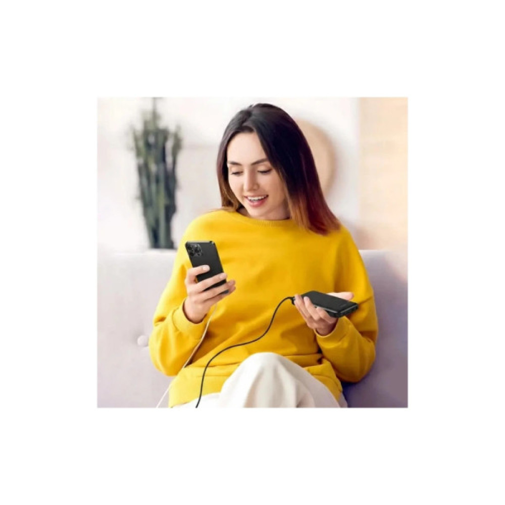 Батарея універсальна AWEI 10000mAh P20K, 12W, Black (6954284009744)