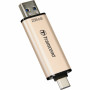 USB флеш накопичувач Transcend 256GB JetFlash 930 Gold-Black USB 3.2/Type-C (TS256GJF930C) USB флеш накопичувач Transcend 256GB JetFlash 930 Gold-Black USB 3.2/Type-C (TS256GJF930C)