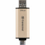 USB флеш накопичувач Transcend 256GB JetFlash 930 Gold-Black USB 3.2/Type-C (TS256GJF930C) USB флеш накопичувач Transcend 256GB JetFlash 930 Gold-Black USB 3.2/Type-C (TS256GJF930C)