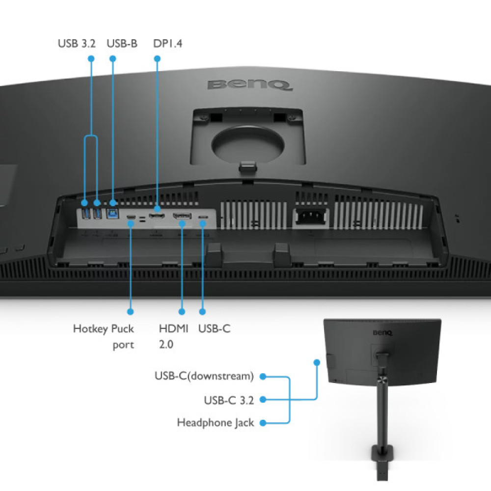 BENQ PD2706UA Dark Grey (9H.LLKLB.QEE)