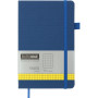 Книга записна Buromax Tweed 125x195 мм 96 аркушів в клітинку обкладинка зі штучної шкіри Синя (BM.291163-02) Книга записна Buromax Tweed 125x195 мм 96 аркушів в клітинку обкладинка зі штучної шкіри Синя (BM.291163-02)