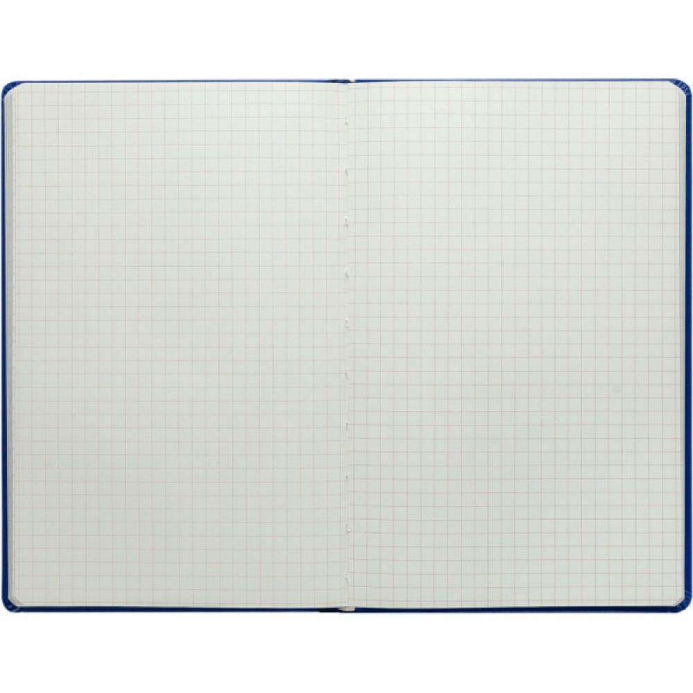 Книга записна Buromax Tweed 125x195 мм 96 аркушів в клітинку обкладинка зі штучної шкіри Синя (BM.291163-02)