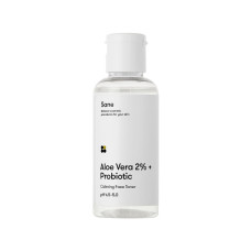 Тонік для обличчя Sane Aloe Vera 2% + Probiotic Calming Face Toner Заспокійливий 50 мл (4820266831271)