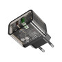 Зарядний пристрій HOCO N34 Dazzling dual-port Black (6931474799166) Зарядний пристрій HOCO N34 Dazzling dual-port Black (6931474799166)