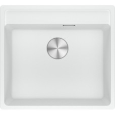 Мийка кухонна Franke Maris, фраграніт, прямокутник, без крила, 560х510х200мм, чаша - 1, врізна, MRG 610-52 TL, білий