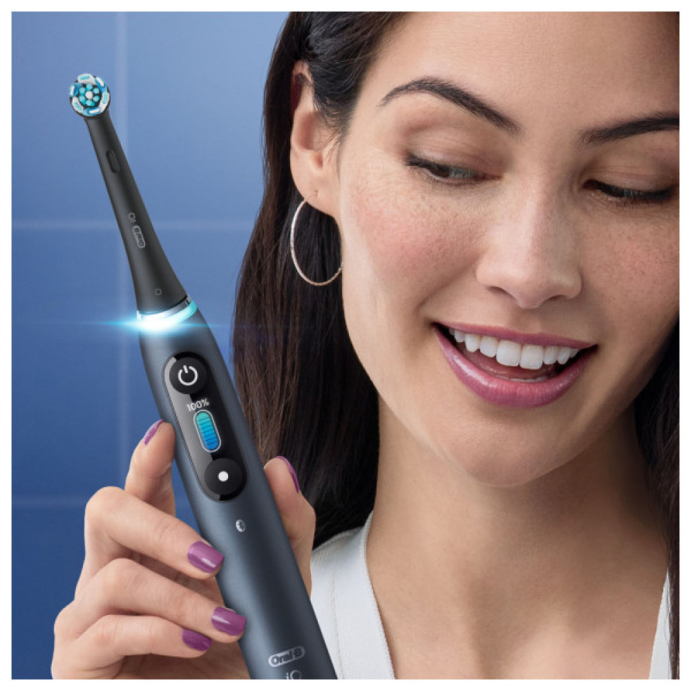 Електрична зубна щітка Oral-B Series 9 DUO iOM9d.2J2.2AD Рожева+Чорна (2) (4210201411574)