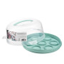 Тортівниця ARDESTO Tasty baking, 28х14.5см, пластик, блакитний (AR2328TPM)